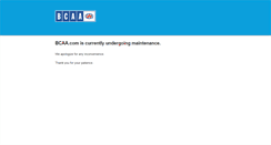Desktop Screenshot of maintenance.bcaa.com