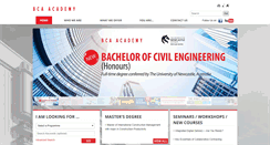 Desktop Screenshot of bcaa.edu.sg